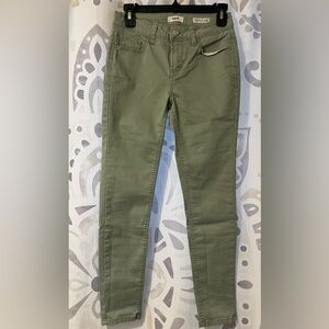 Kensie Olive Skinny Jeans